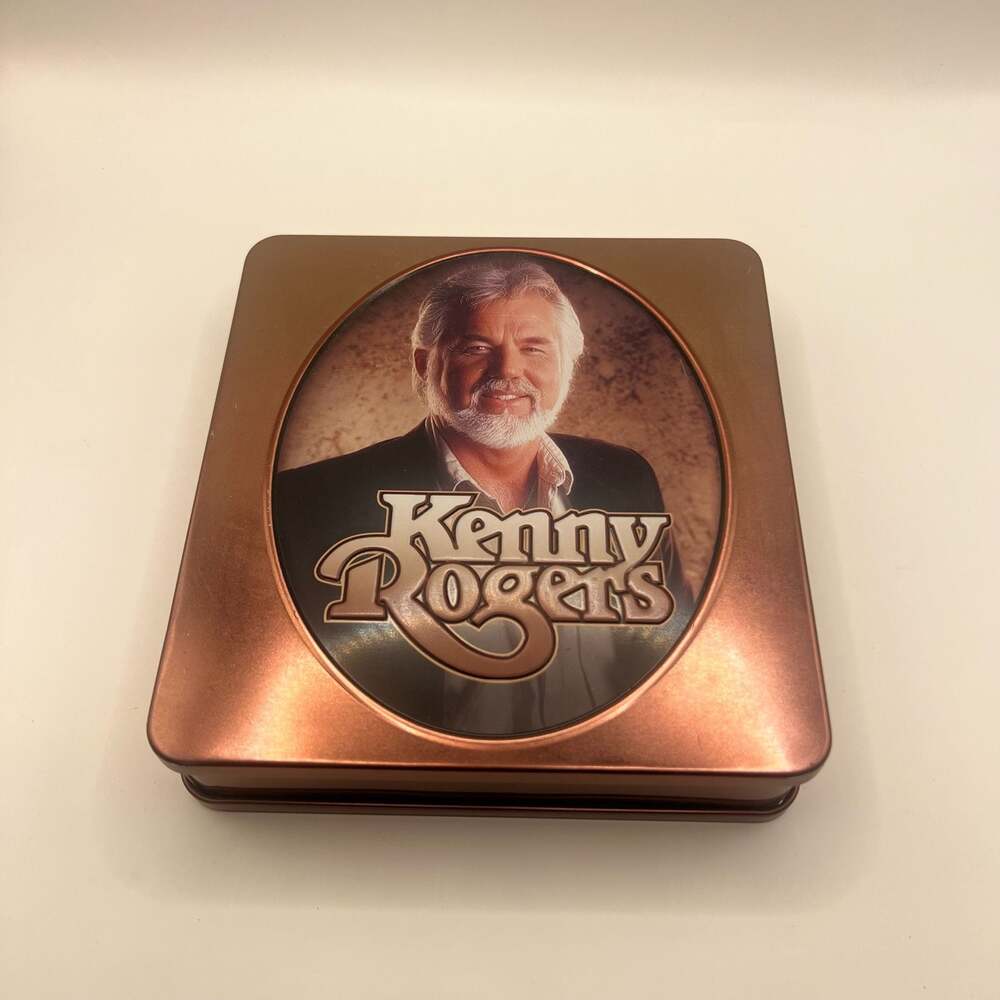 Kenny Rogers 3-CD Collector's Tin Box Set (2006) 30 Tracks EUC w Booklet